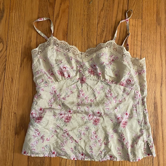 American Eagle Outfitters Tops - Y2K Style 100% Silk AE Cami